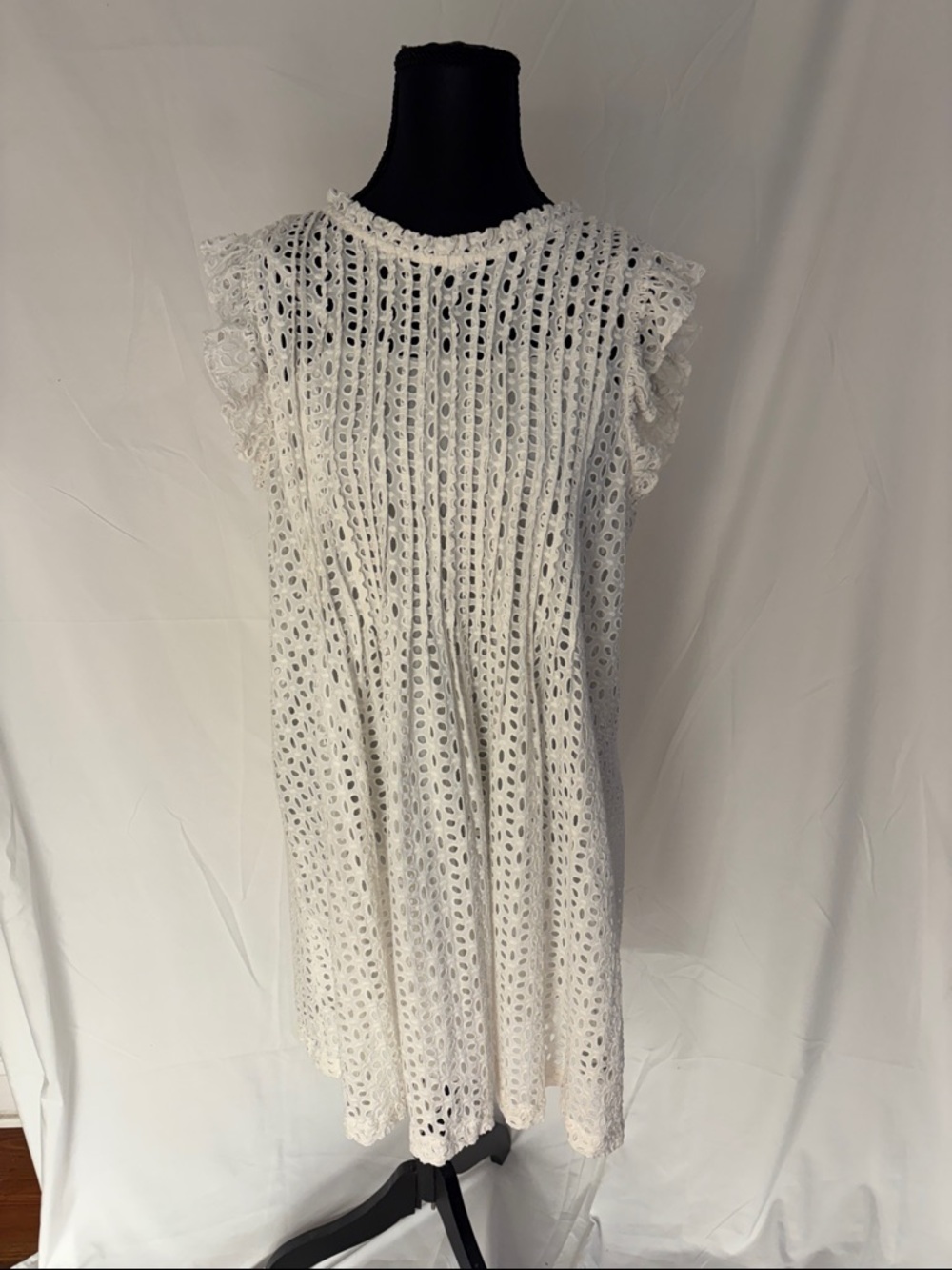 Madewell White Eyelet Mini Dress